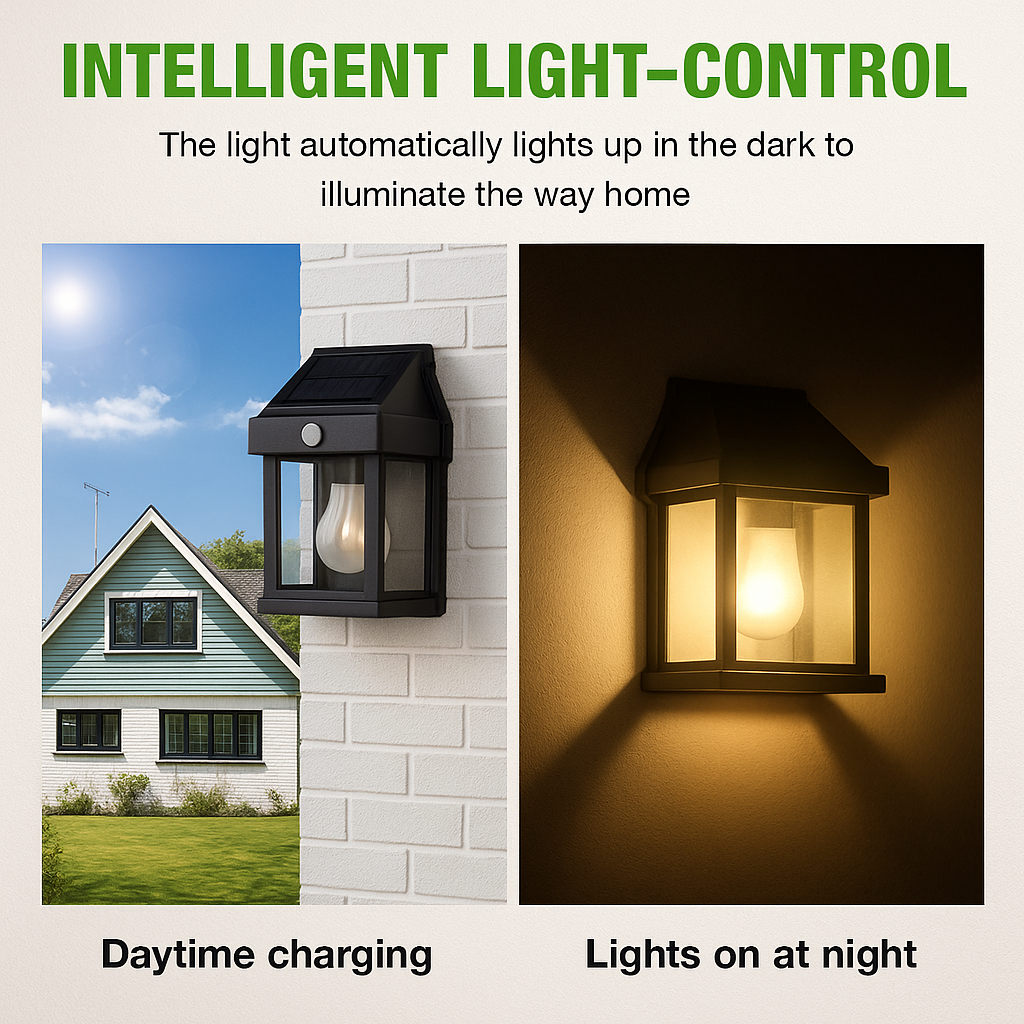 Solar Light Outdoor Wall Light